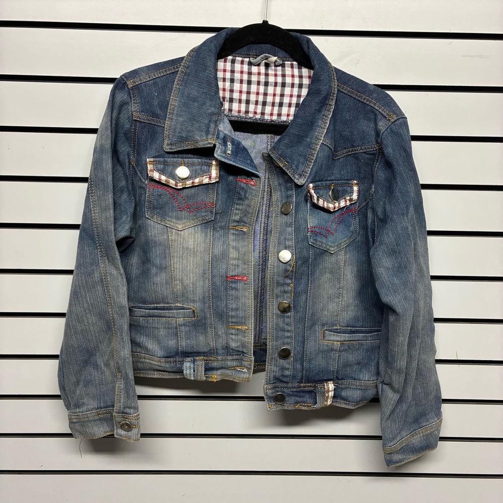 Stylish Blue Denim Kids Jacket